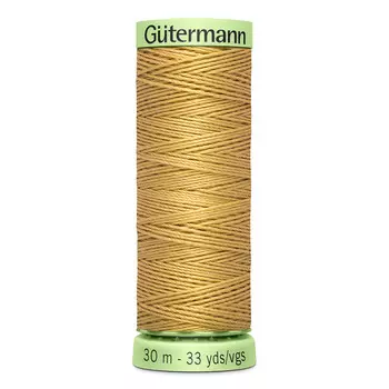 02 Нить Top Stitch для отстрочки, 30м, 100% п/э Gutermann 744506 (893 бежево-желтый)