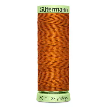 02 Нить Top Stitch для отстрочки, 30м, 100% п/э Gutermann 744506 (932 рыжий)