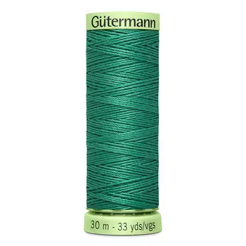 02 Нить Top Stitch для отстрочки, 30м, 100% п/э Gutermann 744506 (925 изумрудный)
