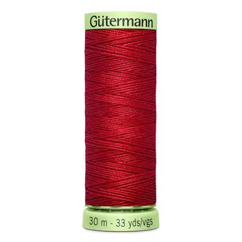 02 Нить Top Stitch для отстрочки, 30м, 100% п/э Gutermann 744506 (046 бургундский)