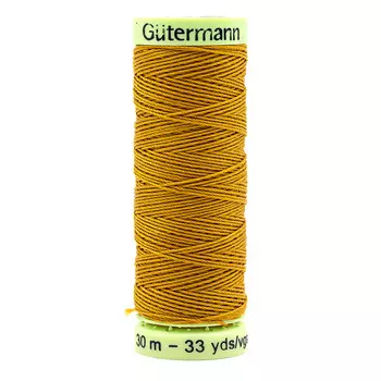 02 Нить Top Stitch для отстрочки, 30м, 100% п/э Gutermann 744506 (412 охра)