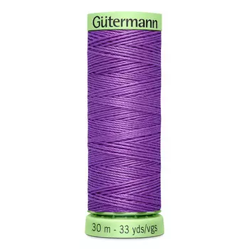 02 Нить Top Stitch для отстрочки, 30м, 100% п/э Gutermann 744506 (391 сиреневый)