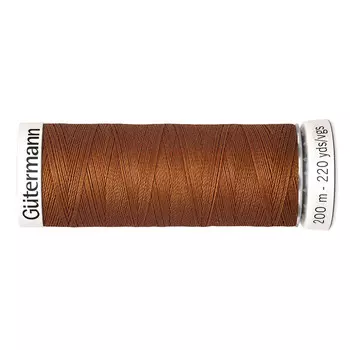 01 Нить Sew-all для всех материалов, 200м, 100% п/э Gutermann 748277 (649 перламутрово-медный)