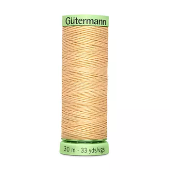 02 Нить Top Stitch для отстрочки, 30м, 100% п/э Gutermann 744506 (006 кремово-бежевый)