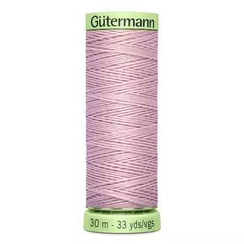 02 Нить Top Stitch для отстрочки, 30м, 100% п/э Gutermann 744506 (662 пыльно-розовый)