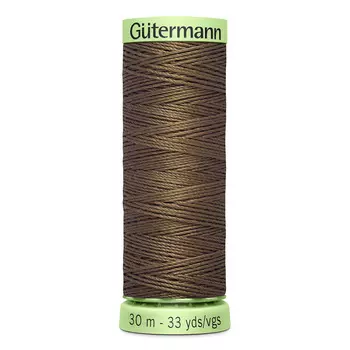02 Нить Top Stitch для отстрочки, 30м, 100% п/э Gutermann 744506 (815 орех)