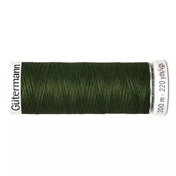 01 Нить Sew-all для всех материалов, 200м, 100% п/э Gutermann 748277 (597 т.хаки)