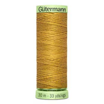 02 Нить Top Stitch для отстрочки, 30м, 100% п/э Gutermann 744506 (968 золотой)