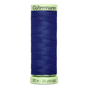 02 Нить Top Stitch для отстрочки, 30м, 100% п/э Gutermann 744506 (309 чернильный)