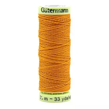 02 Нить Top Stitch для отстрочки, 30м, 100% п/э Gutermann 744506 (350 св.оранжевый)