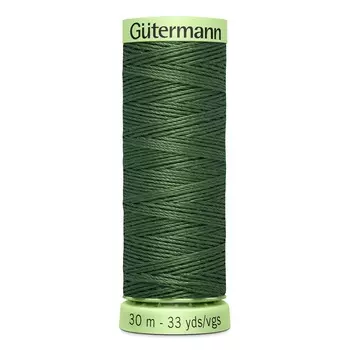02 Нить Top Stitch для отстрочки, 30м, 100% п/э Gutermann 744506 (561 серо-зеленый)