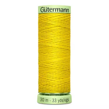 02 Нить Top Stitch для отстрочки, 30м, 100% п/э Gutermann 744506 (177 ярко-желтый)