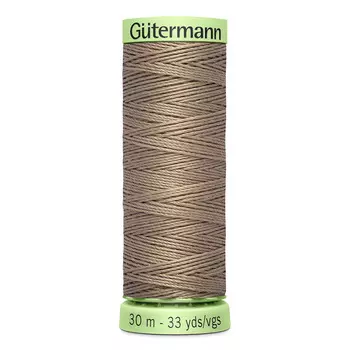 02 Нить Top Stitch для отстрочки, 30м, 100% п/э Gutermann 744506 (199 мускатный орех)