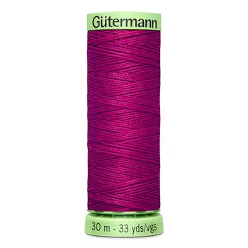 02 Нить Top Stitch для отстрочки, 30м, 100% п/э Gutermann 744506 (247 фуксия)