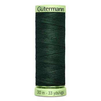 02 Нить Top Stitch для отстрочки, 30м, 100% п/э Gutermann 744506 (472 т.бутылочный)