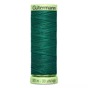 02 Нить Top Stitch для отстрочки, 30м, 100% п/э Gutermann 744506 (916 галопогосский зеленый)