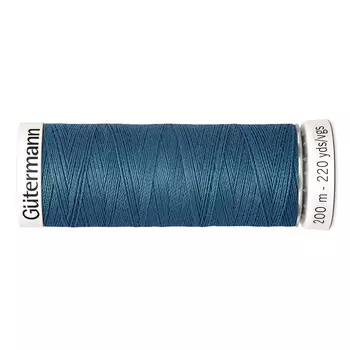01 Нить Sew-all для всех материалов, 200м, 100% п/э Gutermann 748277 (903 серо-бирюзовый)