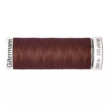 01 Нить Sew-all для всех материалов, 200м, 100% п/э Gutermann 748277 (478 коричнево-розовый)