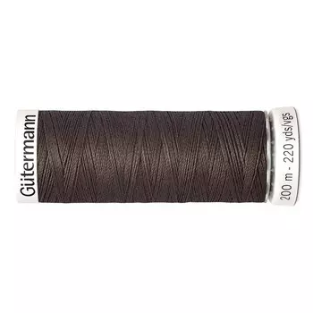 01 Нить Sew-all для всех материалов, 200м, 100% п/э Gutermann 748277 (480 орехово-коричневый)