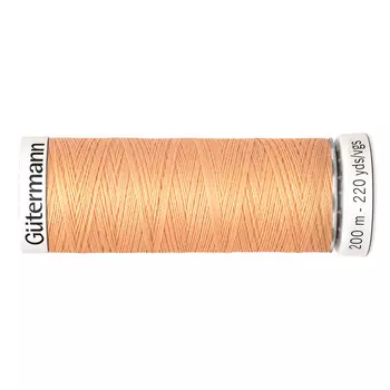 01 Нить Sew-all для всех материалов, 200м, 100% п/э Gutermann 748277 (979 абрикос)