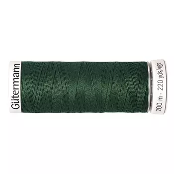 01 Нить Sew-all для всех материалов, 200м, 100% п/э Gutermann 748277 (555 т.серо-зеленый)