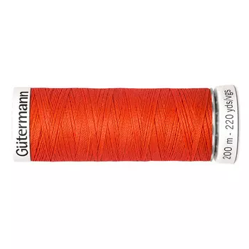 01 Нить Sew-all для всех материалов, 200м, 100% п/э Gutermann 748277 (155 яркий апельсин)