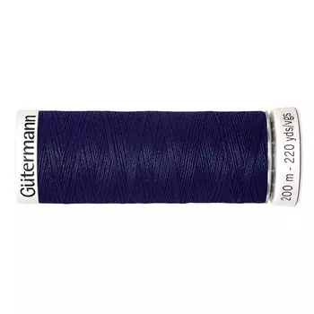 01 Нить Sew-all для всех материалов, 200м, 100% п/э Gutermann 748277 (310 темно-чернильный)