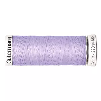 01 Нить Sew-all для всех материалов, 200м, 100% п/э Gutermann 748277 (442 бело-лавандовый)