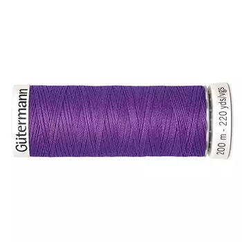 01 Нить Sew-all для всех материалов, 200м, 100% п/э Gutermann 748277 (571 красно-фиолетовый)