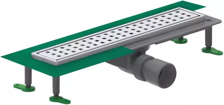 Душевой канал 800 мм Ctesi Way Square хром BK4024150