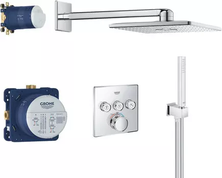 Душевой комплект 310 мм Grohe Rainshower Grohtherm SmartControl 34706000
