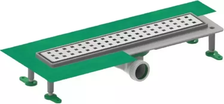 Душевой канал 600 мм Ctesi Flow Square хром BK4024630
