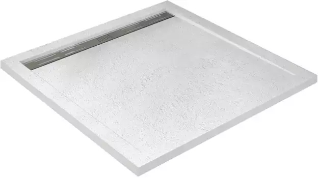 Душевой поддон из литьевого мрамора 80x80 см Cezares TRAY-AS-A-80-30-W