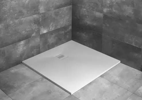 Душевой поддон из литьевого мрамора 90x90 см Radaway Kyntos C White HKC9090-04