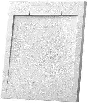 Душевой поддон из литого мрамора 90x90 см Vincea VST-4SRL9090W