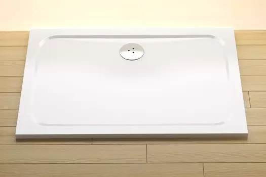 Душевой поддон из литьевого мрамора 100x80 см Ravak Gigant Pro Chrome XA04A401010