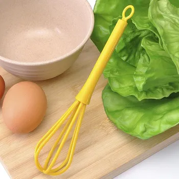 Ручной миксер для яиц, кухонные аксессуары, пластиковый венчик для взбивания яиц, инструмент для приготовления крема, мешалка для муки, инструменты для яиц зелёный