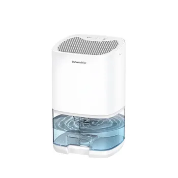 Compact Silent Bedroom Dehumidifier with 350ml Capacity and Colorful LED Display US Plug чёрный