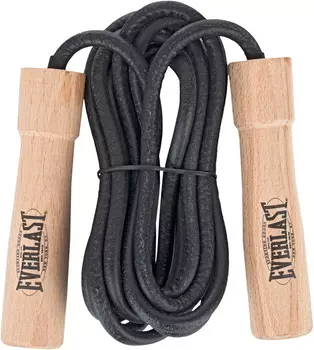Скакалка Everlast кожа 9,6' (293см) дер. ручки Everlast 4475