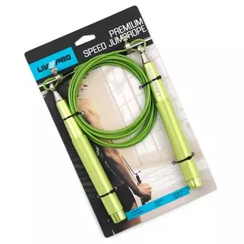 Скакалка Live Pro Speed Jump Rope LP8283 зеленый, 185 гр