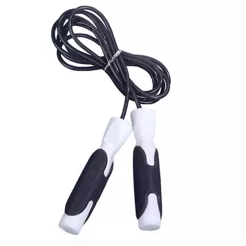 Скакалка Sportex с подшипником 280см пп\трос E32644-3 черный