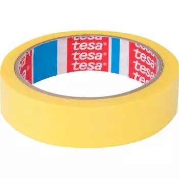 Лента малярная Tesa, 25 мм x 25 м, цвет жёлтый