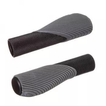 Грипсы велосипедные STG HL-G303-1, 135 мм, черные-серые, Х87801