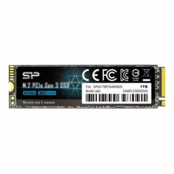 SSD накопитель Silicon Power A60 1Тб M.2 (SP001TBP34A60M28)