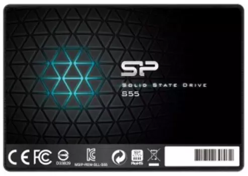 SSD накопитель Silicon Power Slim S55 SATA III/480Гб/2.5 (SP480GBSS3S55S25)