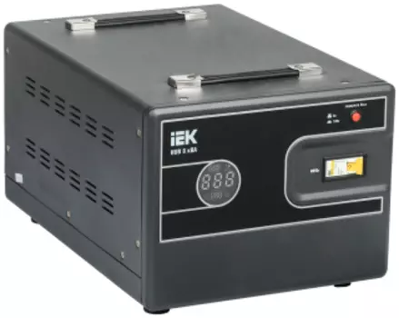 Стабилизатор напряжения IEK Expand 8кВА однофазный черный (IVS21-1-008-11)