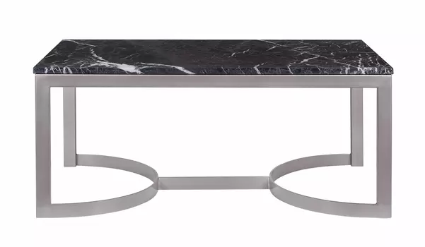 Журнальный столик aron marble-gy (mak-interior) серый 100x44x60 см.