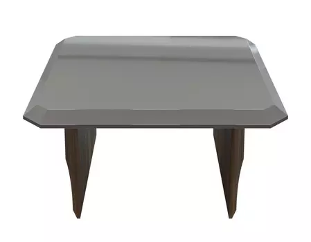 Журнальный столик avila (mod interiors) коричневый 80x40x80 см.
