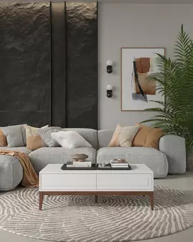 Журнальный столик marbella, mod interiors (mod interiors) белый 59x40 см.