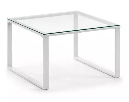 Журнальный столик navis (la forma) прозрачный 60x38x60 см.